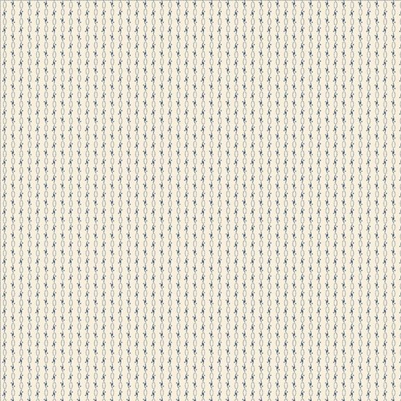 Pint Sized Neutrals by Carrie Quinn for Marcus Fabrics. Tiny Stripe - Blue