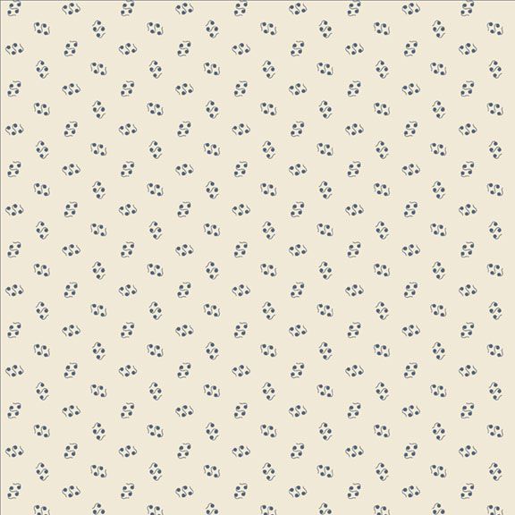 Pint Sized Neutrals by Carrie Quinn for Marcus Fabrics. Swirling Notes - Blue