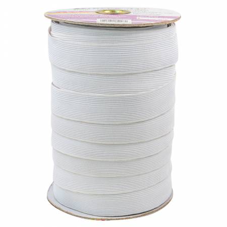 1-1/2" Sport Elastic by the Rhode Island Textile Company. White
