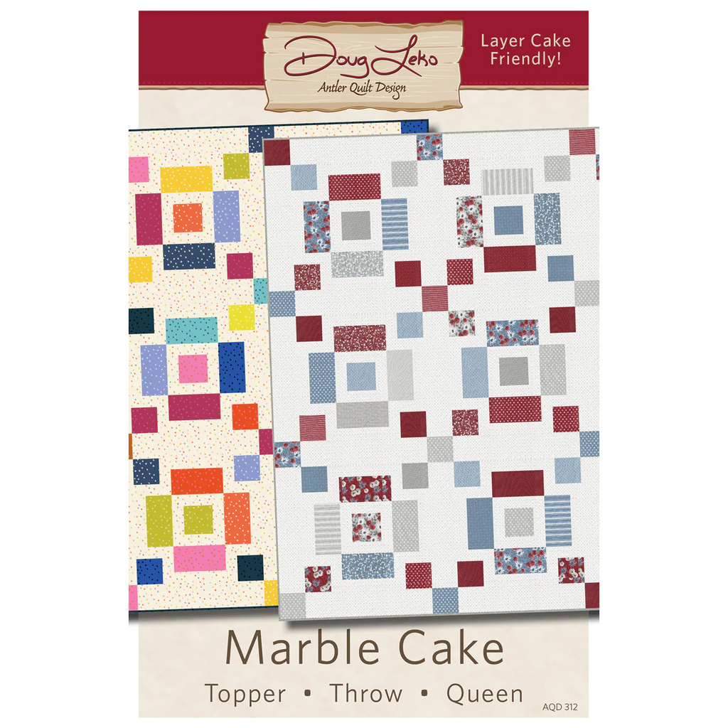 Marble Cake pattern by Doug Leko of Antler Quilt Design.