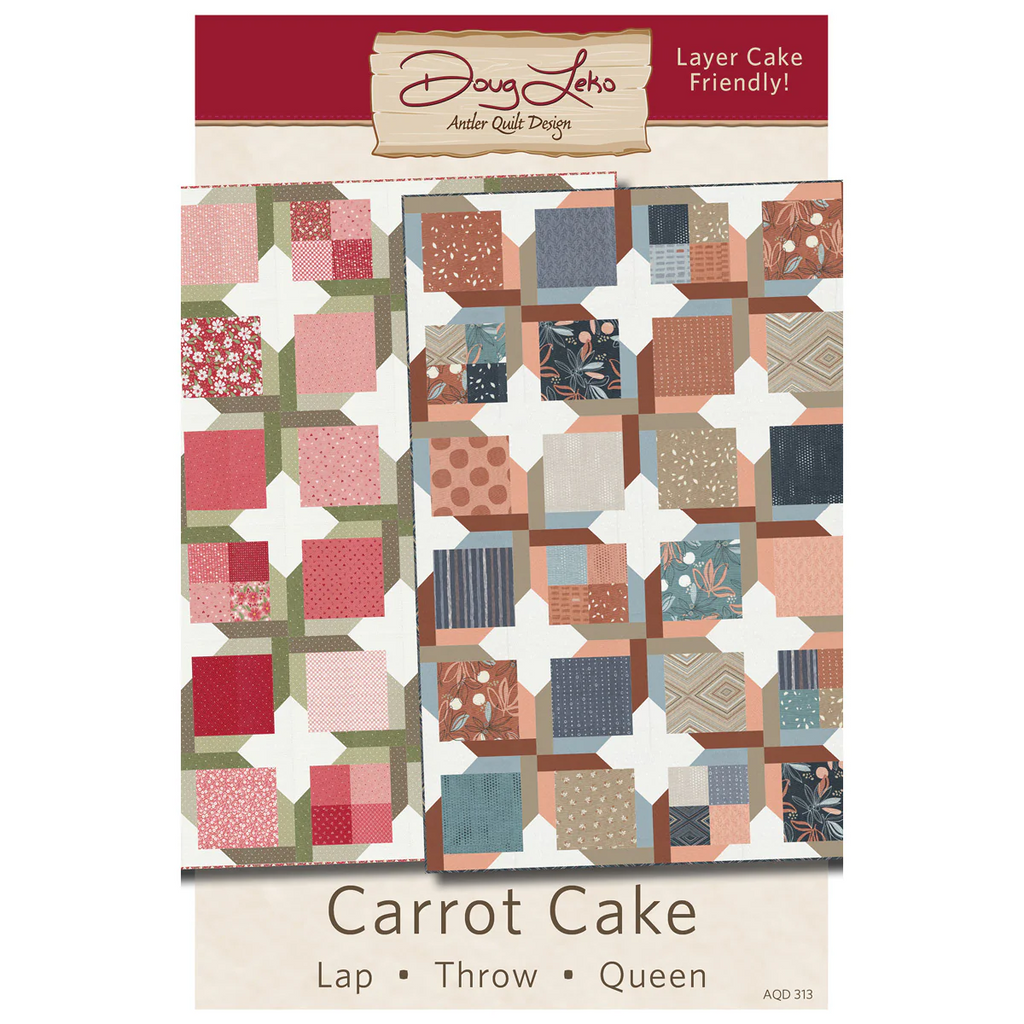 Carrot Cake pattern by Doug Leko of Antler Quilt Design.