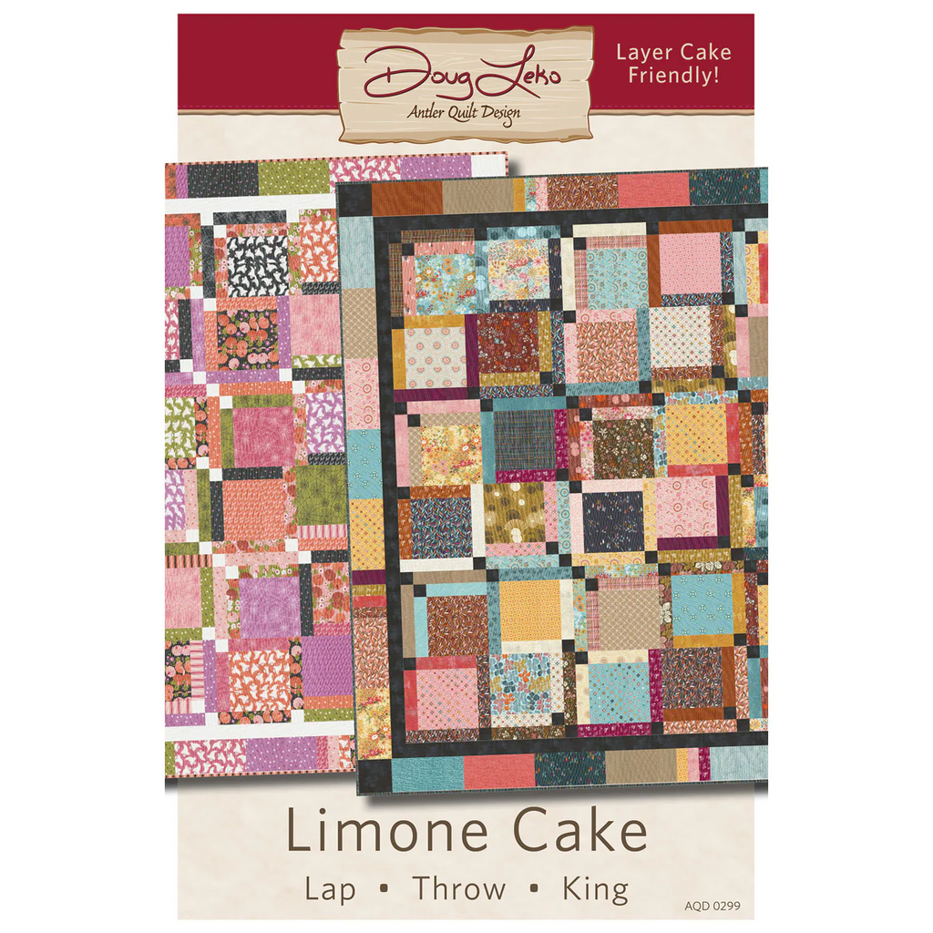 Limeone Cake pattern by Doug Leko of Antler Quilt Design.