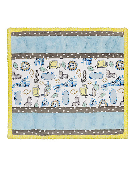 Wee One Cuddle Kit by Shannon Fabrics. Lionaround Blue