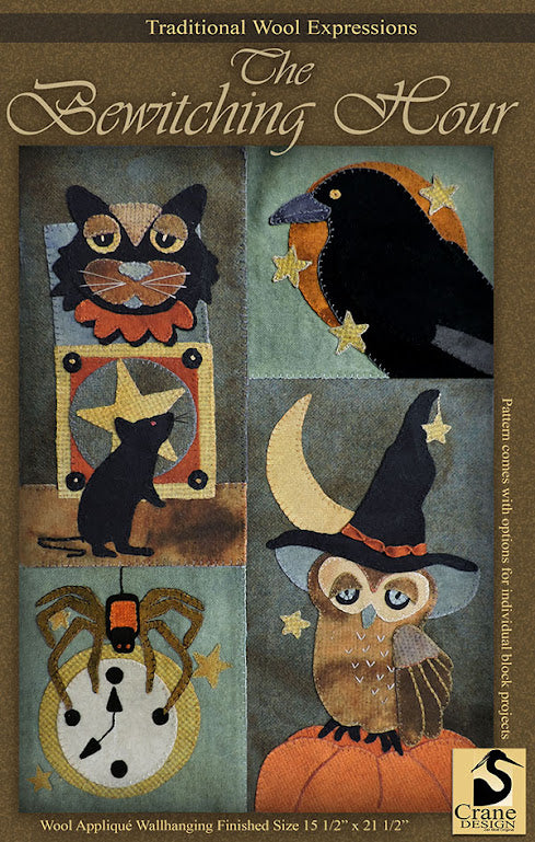The Bewitching Hour pattern by Jan Mott of Crane Design.