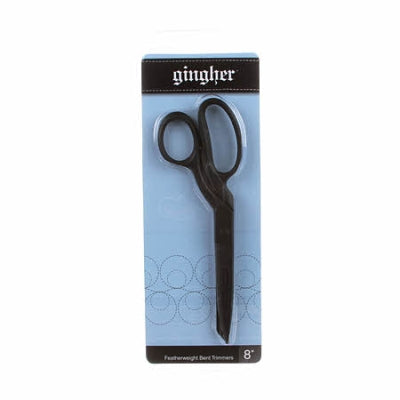 Featherweight Bent Trimmers by Gingher. 8 inch