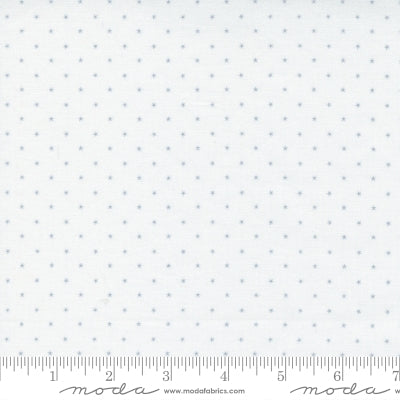 Twinkle by April Rosenthal/Prairie Grass for Moda. Greyscale - Medium Gray Dots on a Light Gray Background