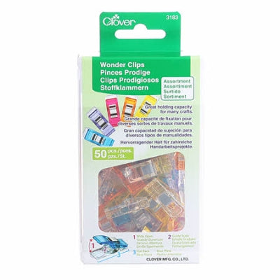Wonder Clips - Assorted Colors - Pack of 50