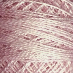 Valdani Solid Color Pearl Cotton Ball 557. Available in Sz. 12 - 109 yds. - great for applique, wool applique, big-stitch quilting. Wildrose Pink