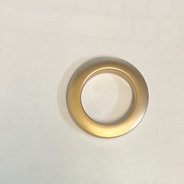 1 9/16 inch Individual Curtain Grommet. Matte Gold