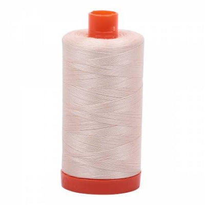 Cotton Thread by Aurifil. Light Sand (Off White) - 50 wt. 2 ply.