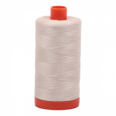 Cotton Thread by Aurifil. Light Beige (Cream) - 50 wt. 2 ply.