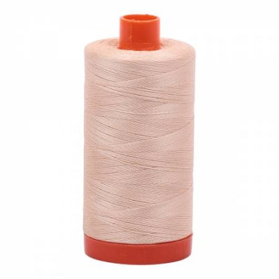 Cotton Thread by Aurifil. Pale Flesh - 50 wt. 2 ply.