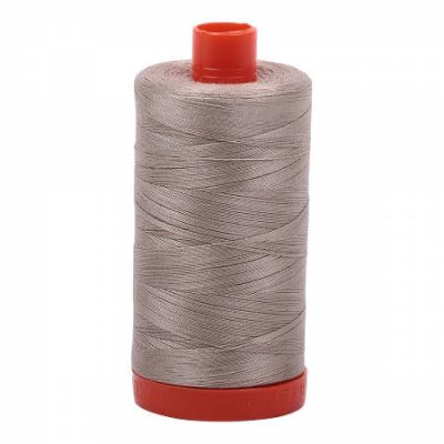 Aurifil Mako 50wt Thread 2 Large Spools (Aluminum (2615))