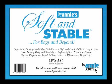ByAnnie's Soft and Stable Fabric, 36 by 58-Inch, White