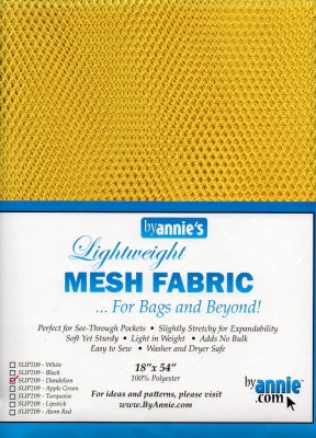 Lightweight Mesh Fabric...For Bags and Beyond by ByAnnie. Dandelion Yellow